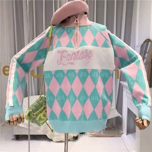 Color matching fairy sweater with zip